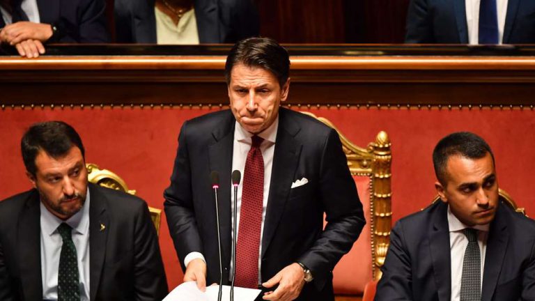 Italy:  Conte resigns