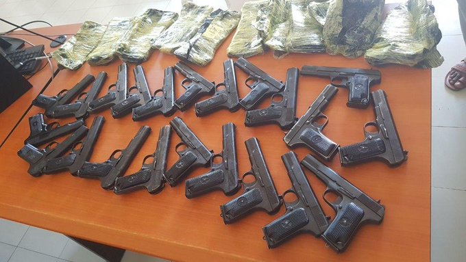 Ethiopian Police Seize nearly 200 Turkish-made Pistols from Somaliland